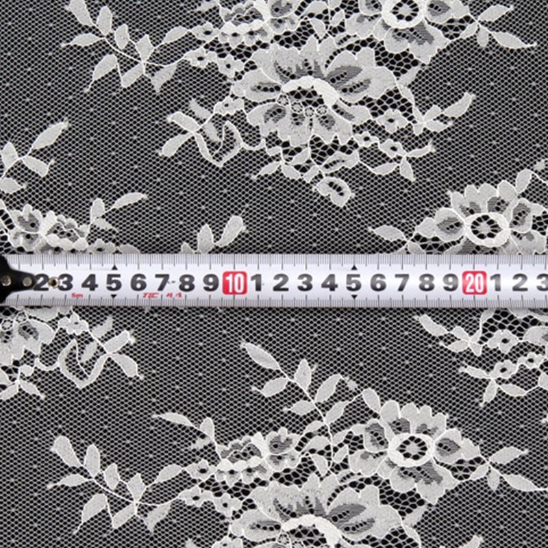 Lace Trim Lace Fabric Bridal Warp Knit for Women's Wear Wholesale Supp 7
